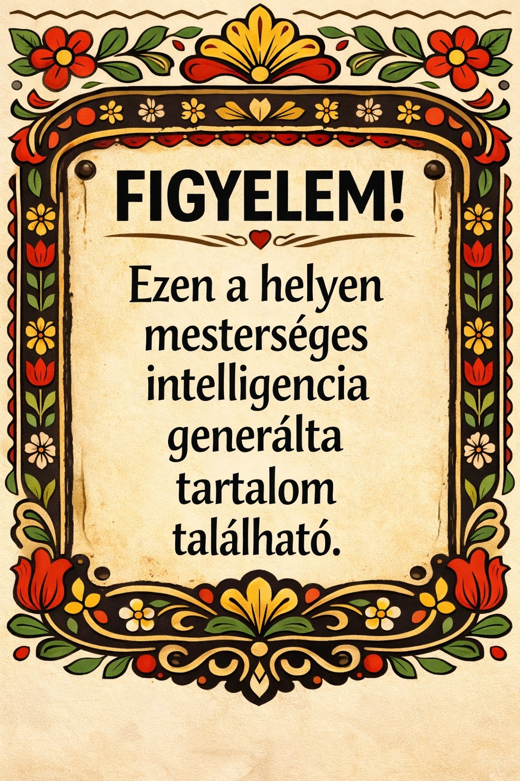 AI tartalom figyelmeztetés